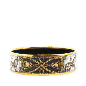 HERMES Black Bracelet